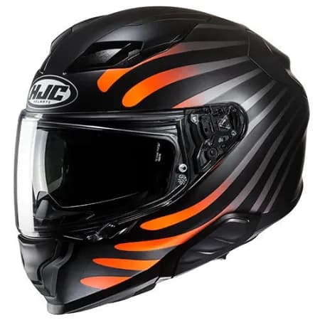 HJC F71 Zen MC7SF Kapalı Motosiklet Kaskı Siyah Turuncu