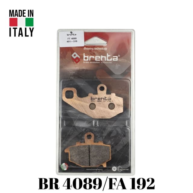 Kawasaki ER 6 N  Arka Disk Brenta Sinter Metal Fren Balata