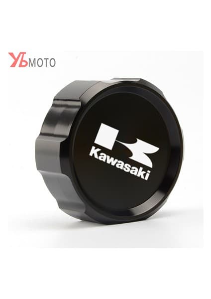 Xifu Shop C Siyah Stil Kawasaki Zsx Ninja ZX10R ZX9R ZX6R ZX250R Z750S Z750 GTR1400 Için Motosiklet C Ön Fren Sıvı Deposu Kapağı Kapak (Yurt Dışından)