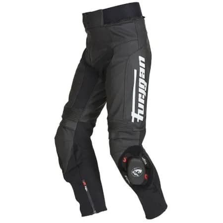 Furygan Bud Evo 3 Deri Motosiklet Pantolonu Siyah Beyaz
