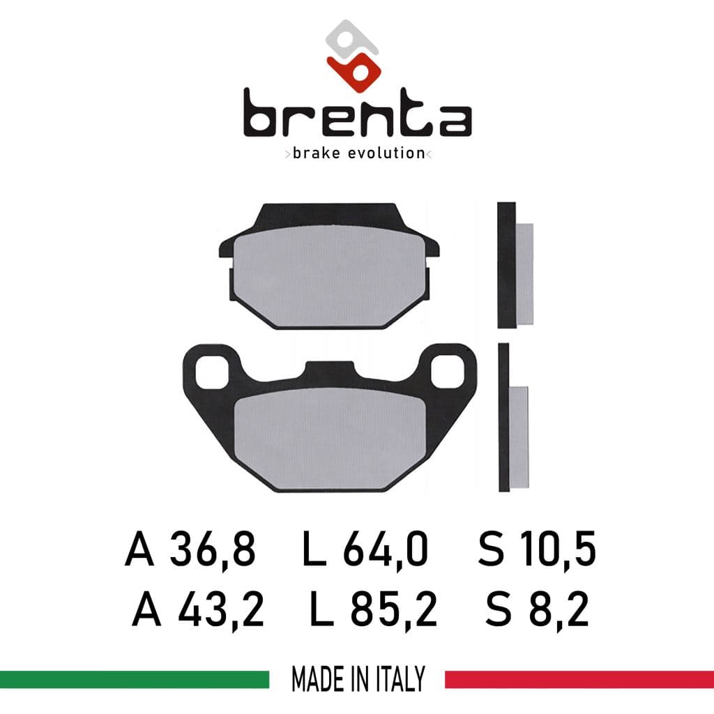 Kymco AGILITY CITY 125  Ön Disk Brenta Fren Balata - görsel 2