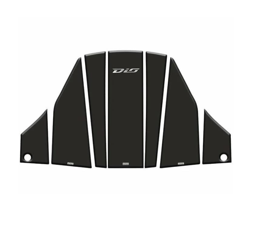 Honda Dio 110 Tank Pad 7 Parça Siyah-Beyaz