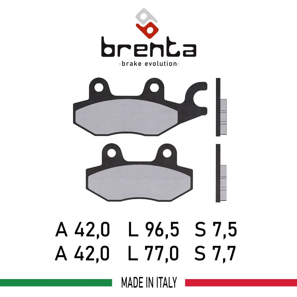 Yamaha YFM 700 RAPTOR  Ön Disk Brenta Sinter Metal Fren Balata - görsel 2