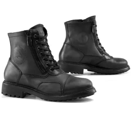 Falco Aviator Motosiklet Botu Deri Siyah