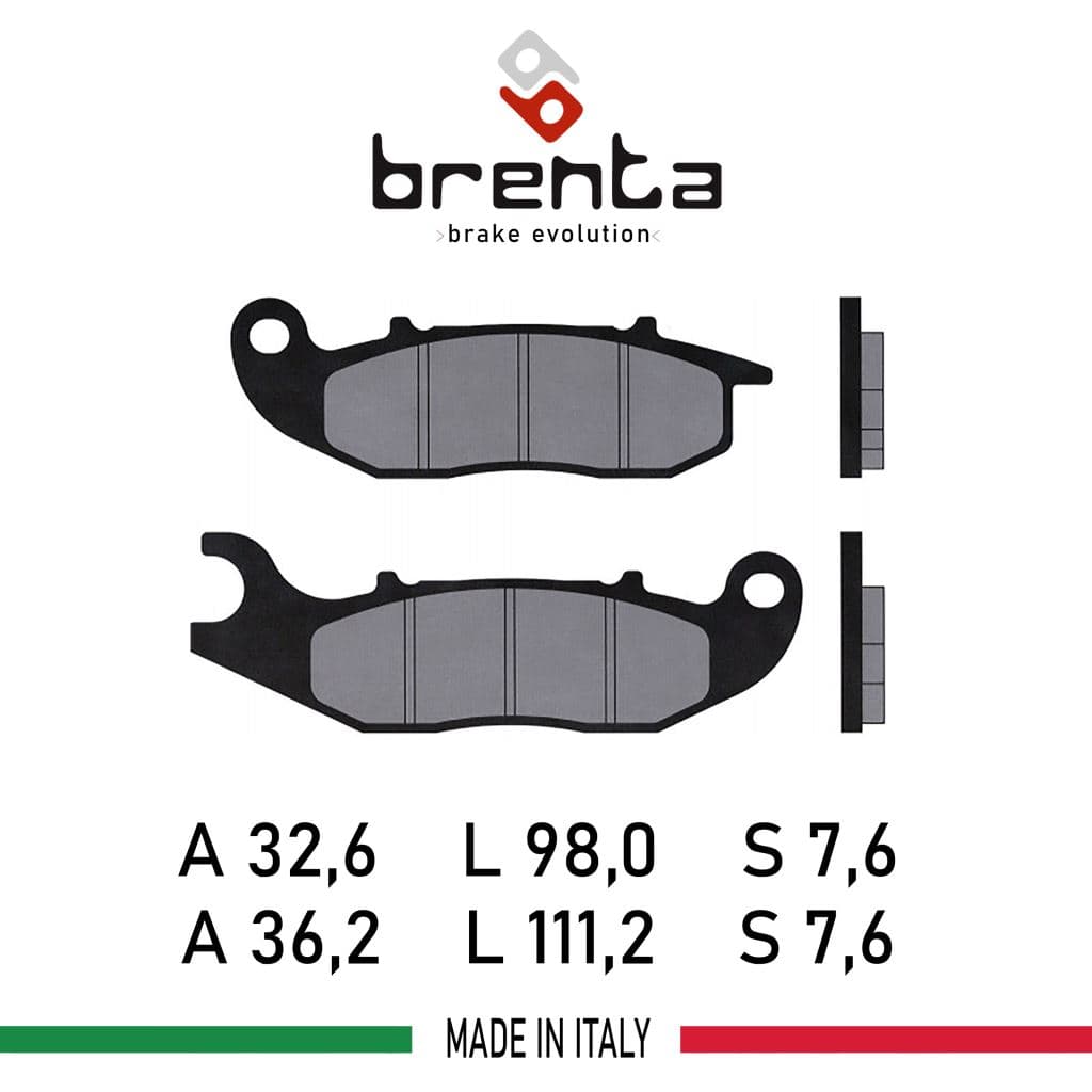Honda CRF 250 L  Ön Disk Brenta Sinter Metal Fren Balata - 2. görsel