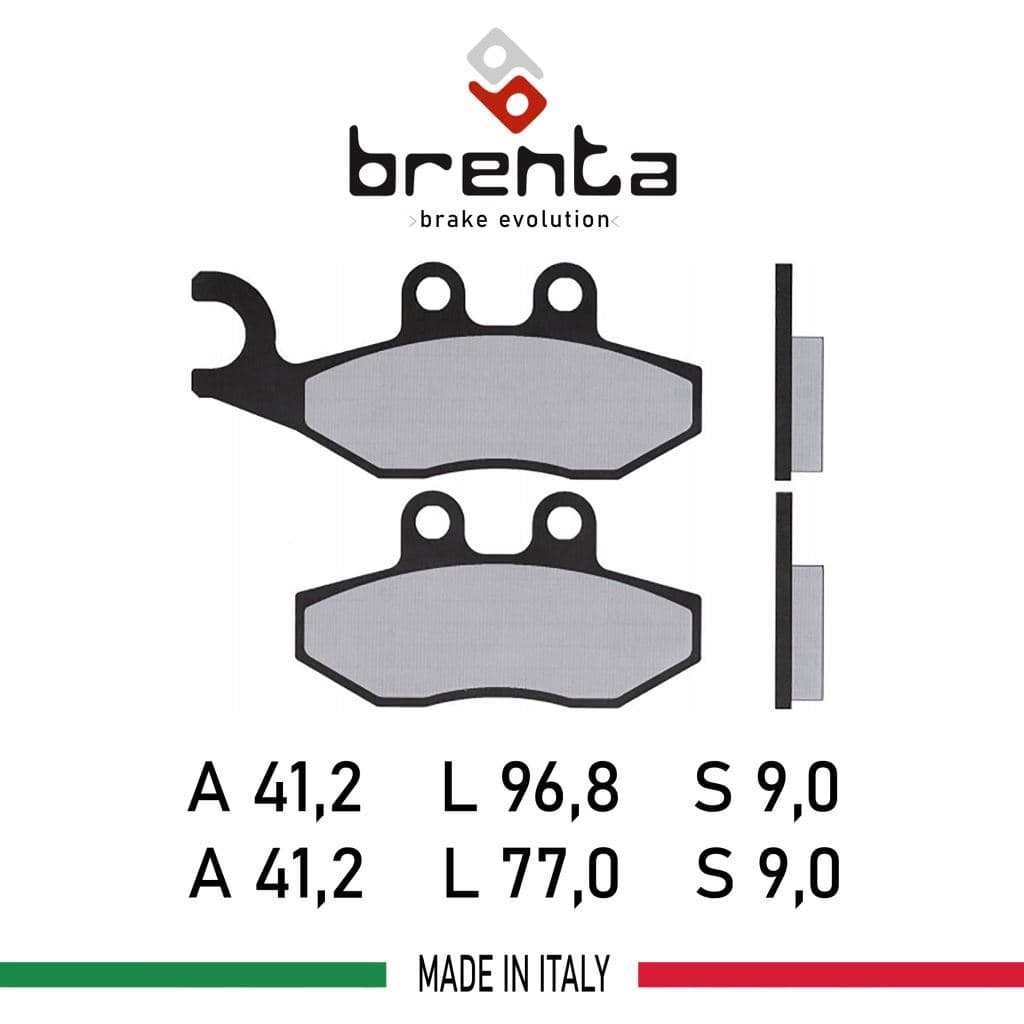 Gilera FUOCO 500ie  Arka Disk Brenta Fren Balata - görsel 2