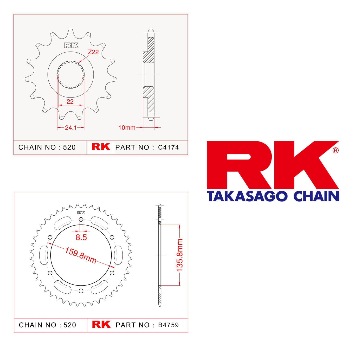 Bmw F 650 Rk Zincir Dişli Set 520 KLO O-Ring 16/47T - görsel 3