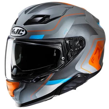 HJC F71 Arcan MC27SF Kapalı Motosiklet Kaskı Gri Turuncu