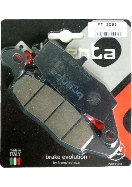 Brenta Kawasaki VN 900 CLASSIC Disk Sağ Fren Balata Arka (2006-2017)