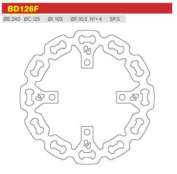 Honda CB 500 S  Arka Fren Disk Ng - görsel 2