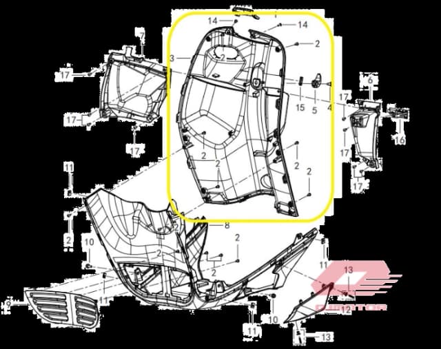 Qj Ltm 125 İç Kutu Kahverengi