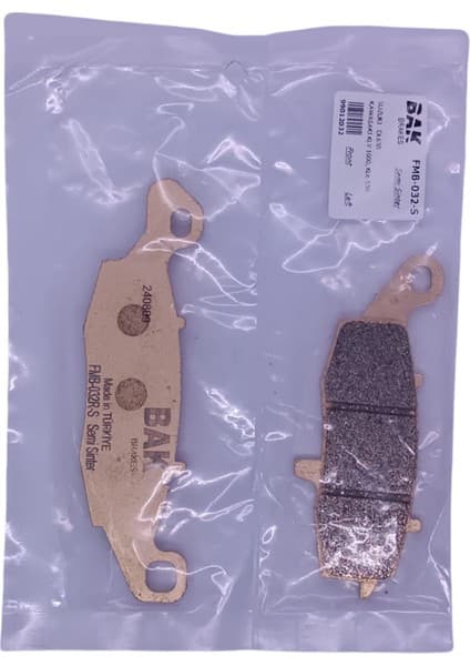 Suzuki Bak Brakes Fmb-032L-S Suzuki V-Strom Dl 650, Vl 800 Volusia, Gsx 600F.Kawasakı Vn 1600. Ön Sol Fren Balatası Yarı Sinter Kalite