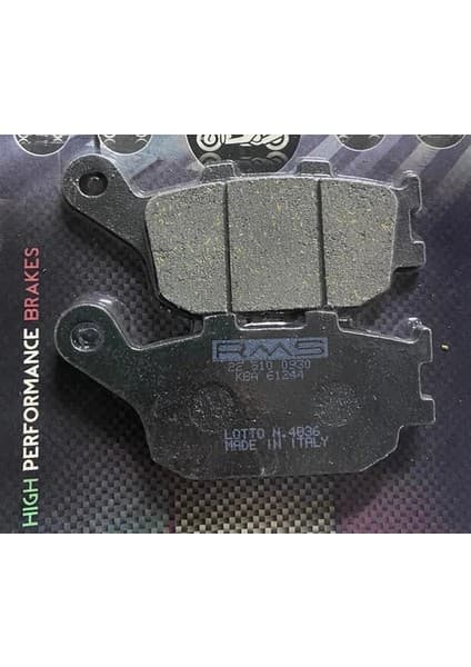 Suzuki Suzukı Dl 650 V-Storm Arka Fren Organik 1 Takım Balata Rms
