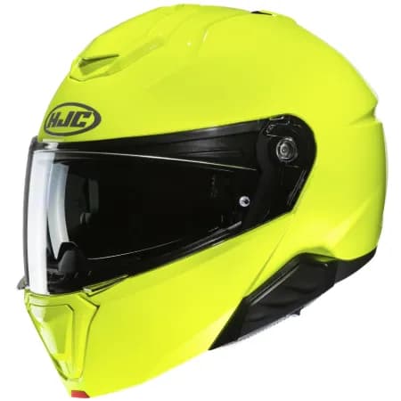 HJC İ91 Çene Açılır Motosiklet Kaskı Neon Sarı
