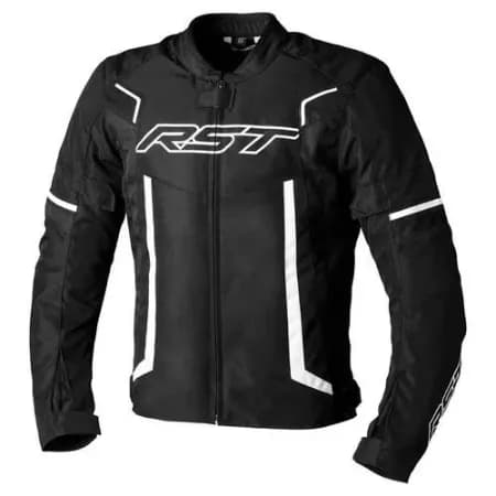 RST Pilot Evo Mevsimlik Motosiklet Ceketi Siyah Beyaz