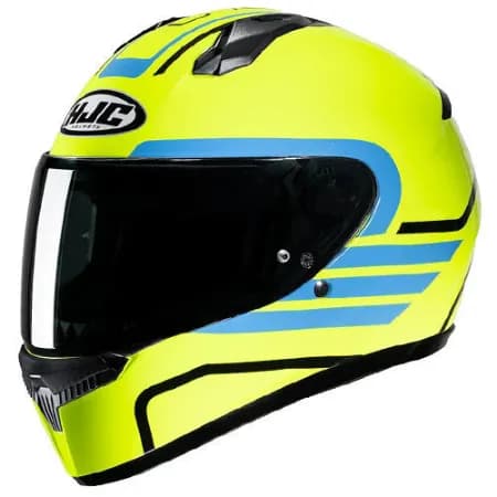 HJC C10 Lito MC3H Kapalı Motosiklet Kaskı Neon Sarı