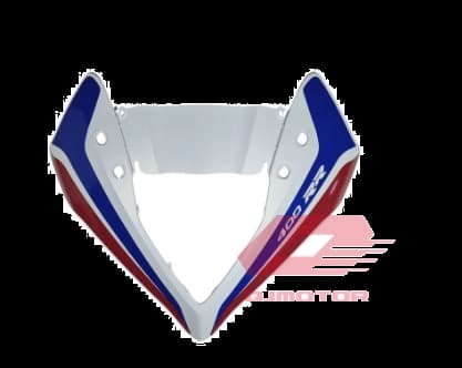 Qj Srk 400 RR Far Üst Muhafaza Beyaz Mavi
