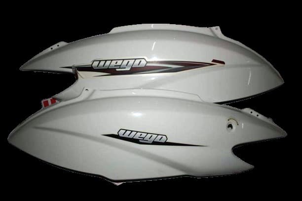 Tvs WEGO Yan Kapak Beyaz Takım Orjinal