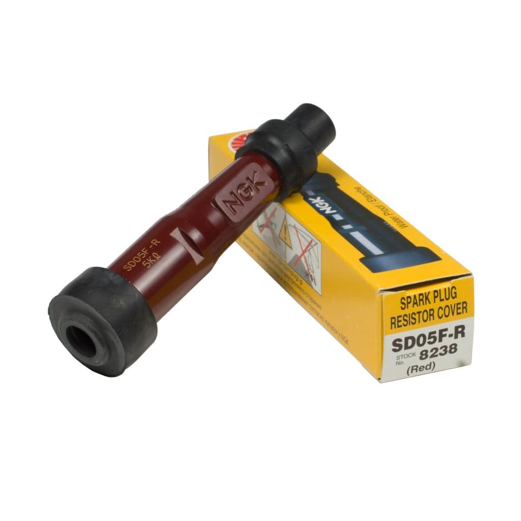 Buji Başı Kırmızı NGK SD05F-R 102 ° 5 OHM/10-12 mm