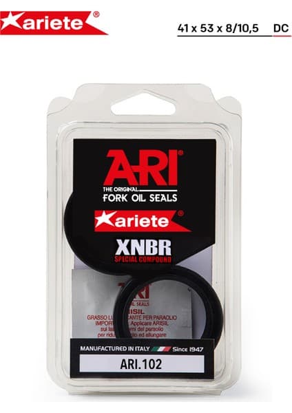 Ariete Kawasaki Er-6f / R6-N 650 2006 - 2016 Arı 102 Orjinal Ön Amortisör Yağ Keçesi 41X53X8-10,5
