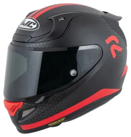 HJC RPHA12 Enoth MC1SF Kapalı Motosiklet Kask Mat Siyah Kırmızı