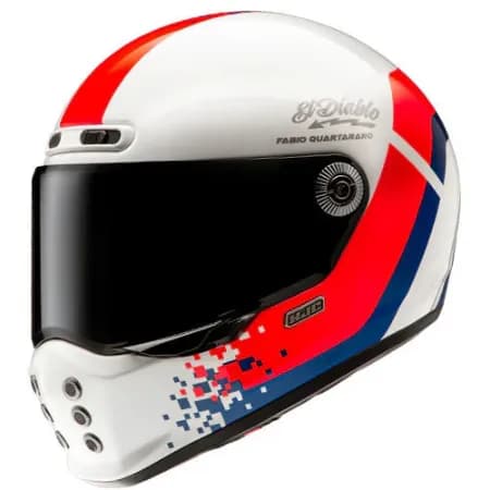 HJC V10 FQ20 Retro MC21 Kapalı Motosiklet Kaskı