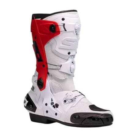 Sidi REX Air Motosiklet Yarış Botu Beyaz Kırmızı