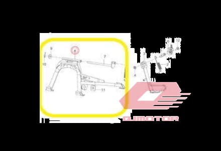Qj Atr 125 (Brs) Orta Sehpa