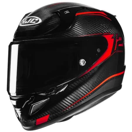 HJC RPHA12 Carbon Keres MC1 Kapalı Motosiklet Kaskı Kırmızı