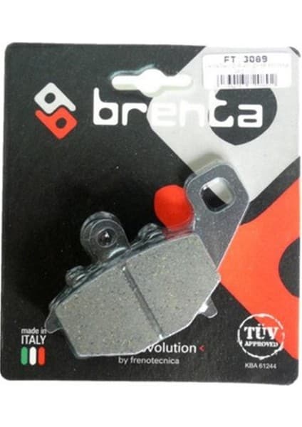 Brenta Kawasakı Z Arka/sol 750cc 2004-2006 Arka Fren Balatası Brenta Org