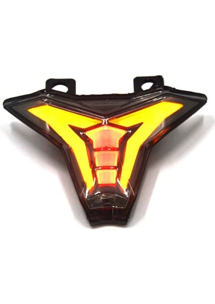 Alchemy Craft Kawasaki Z250 Için Kırmızı Motosiklet LED Arka Lambası (Yurt Dışından)
