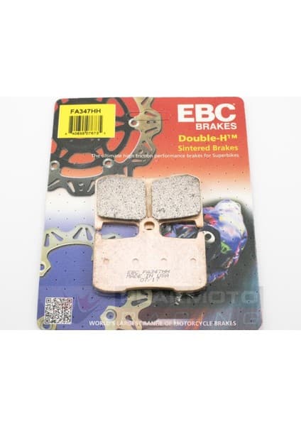 Ebc FA347HH 2003-2006 Kawasaki Z 1000 Uyumlu Arka Fren Balatası Sinterli Balata